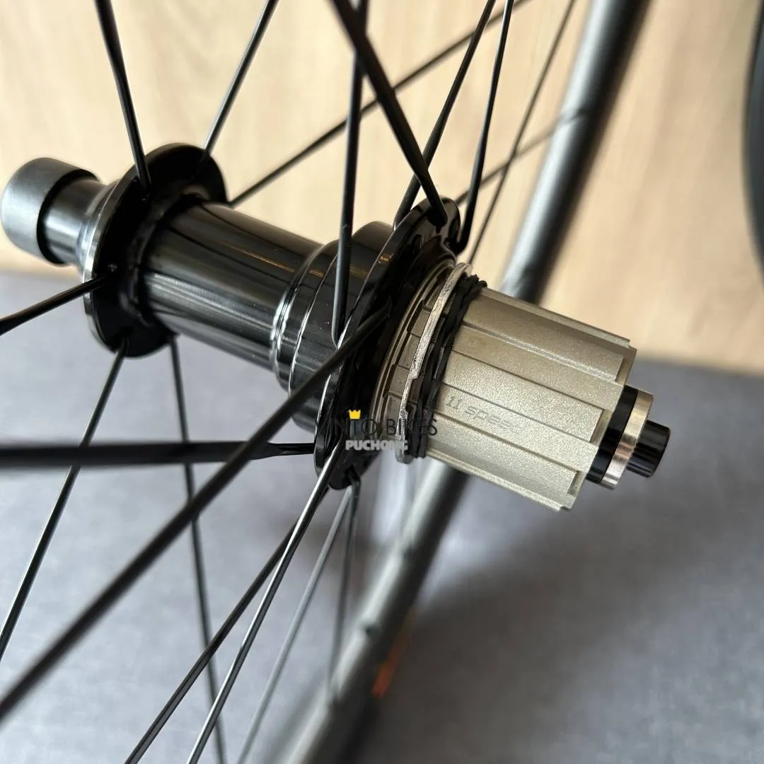 READY STOCK-Powerway Carbon Wheelset Ceramic Bearing 38mm/50mm