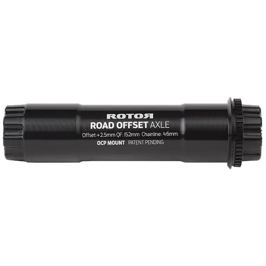 Rotor ALDHU 3D+ Crank Axle Road/Track VEGAST - black 24mm 30mm