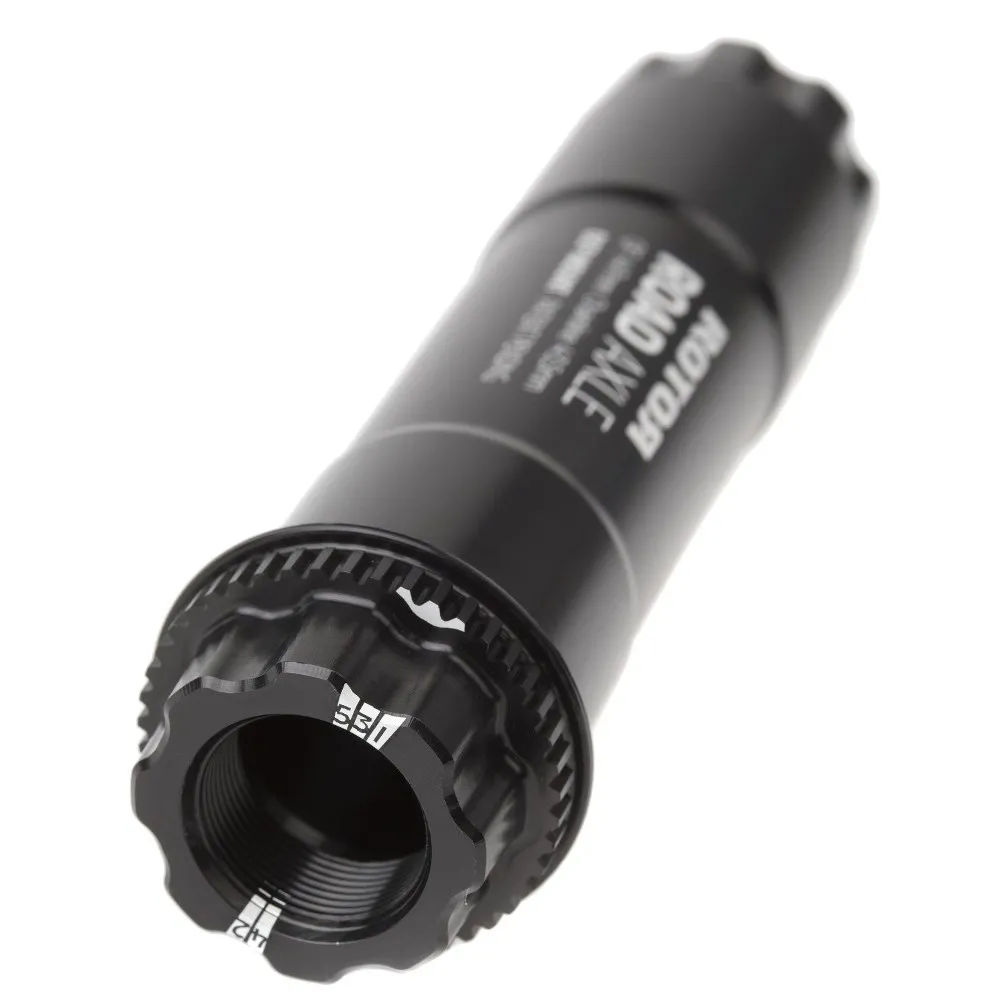 Rotor ALDHU 3D+ Crank Axle Road/Track VEGAST - black 24mm 30mm