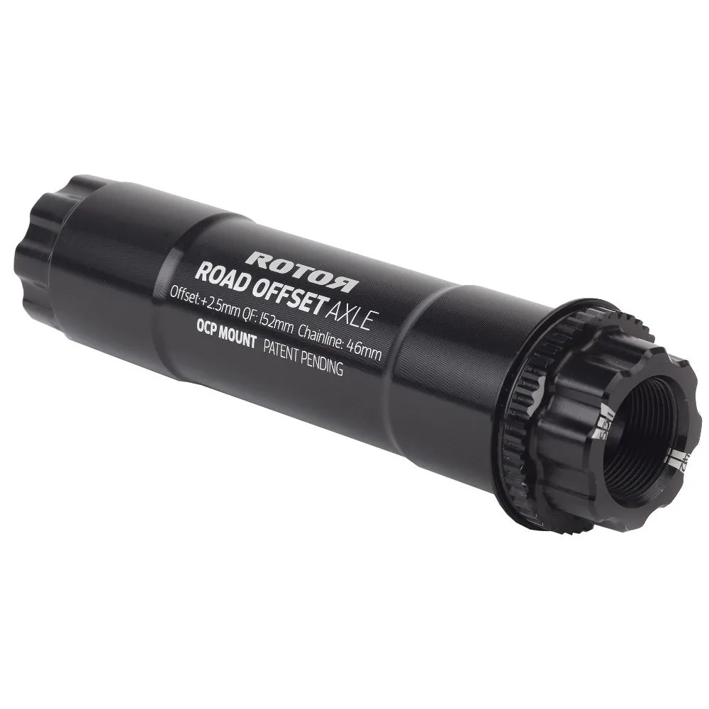 Rotor ALDHU 3D+ Crank Axle Road/Track VEGAST - black 24mm 30mm