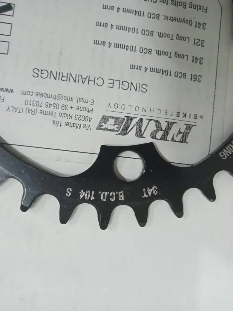 chainring syncro single mtb 104bcd 34T