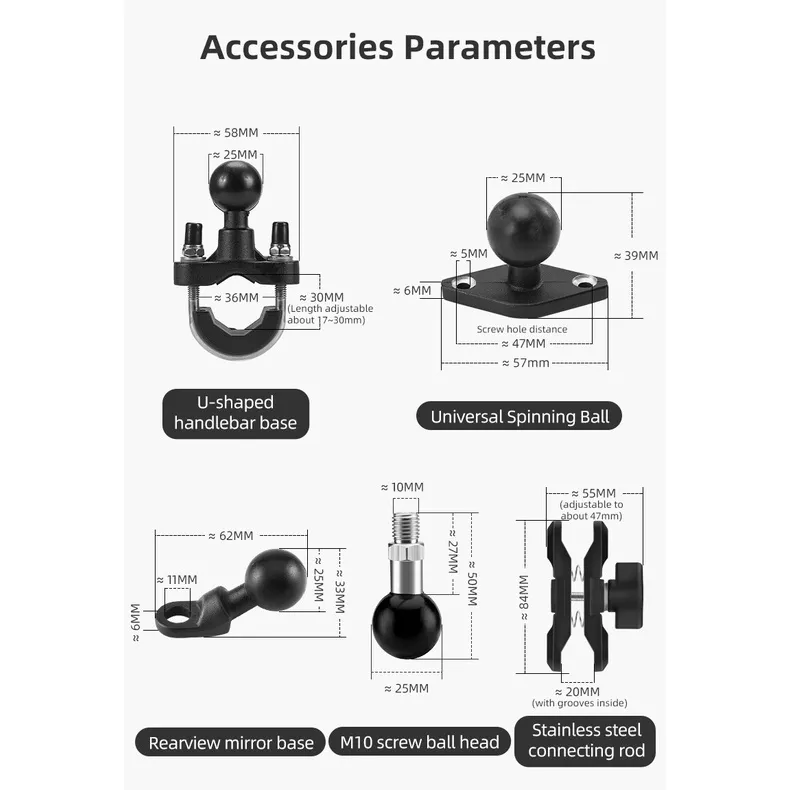 ROCKBROS Bullhead Phone Holder | High quality Shock Absorption Bicycle Universal Anti-Fall grab food