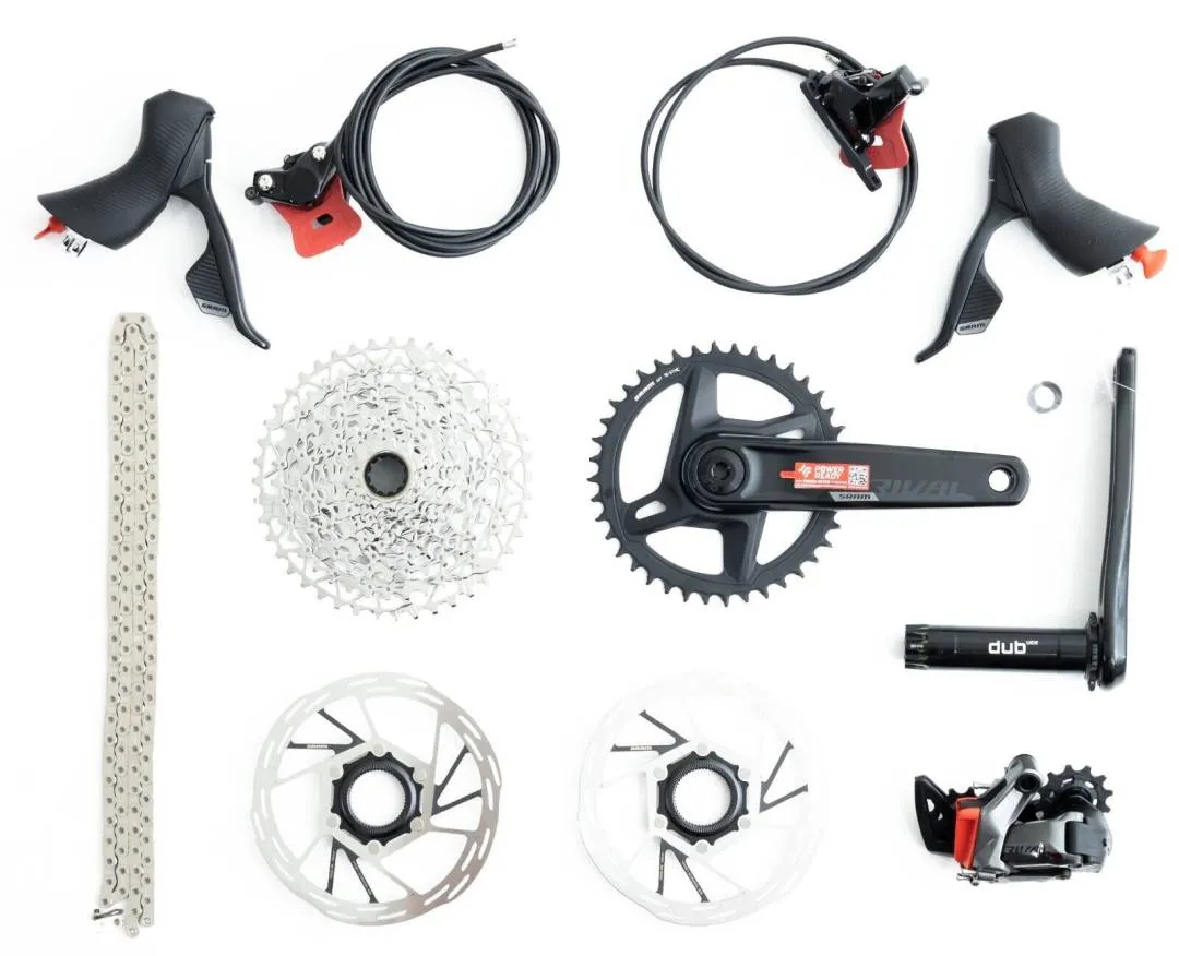 SRAM Rival eTap AXS | XPLR 1x 12 Speed HRD Hydraulic Electronic Road Groupset