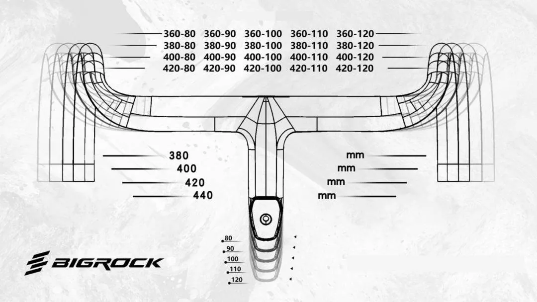 BIGROCK SKYLINE INTEGRATED HANDLEBAR carbon road bike with stem ï¼ˆOD1ï¼‰