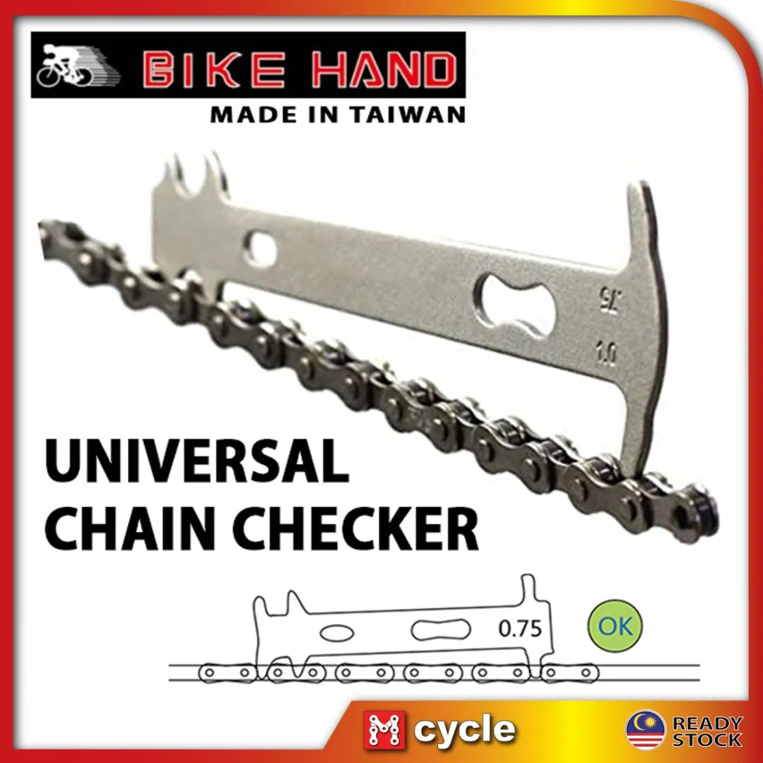 BIKEHAND  CHAIN CHECKER CHAIN LIFE LIFESPAN CHECK WEAR INDICATOR TRACKER TOOLS FOR 9/10/11/12 SPEED