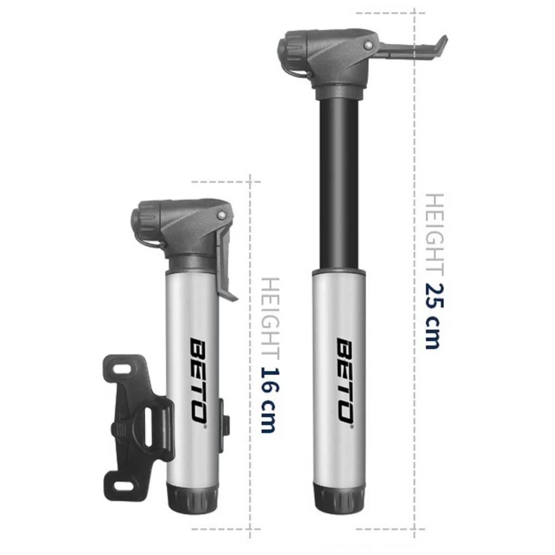 BETO CAH-020PB BICYCLE PORTABLE PUMP