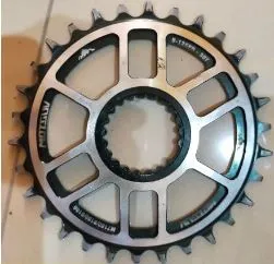 CHAINRING 30T DIRECT MOUNT WITH SHIMANO 12SPEED CRANK - USED FOR 2 MONTHS