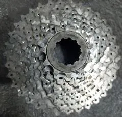 SHIMANO 9SPEED USED CASSETTE USED AROUND 2 MONTHS ONLY GENUINE PART GUARANTEED (EARLIER BOUGHT THIS