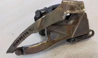 SRAM X7 E-TYPE MOUNT FD - USED 2 YEARS PLUS - GENUINE PART FOR DOUBLE CHAINRING