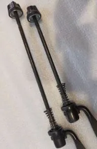 SHIMANO QR PAIR (USED ONLY 2 WEEKS) - GENUINE SHIMANO PARTS PAIR - FRONT+REAR