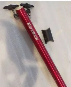12O'CLOCK SEATPOST 27.2X350MM ULTRALITE RED (USED LESS THAN 2 MONTHS APPROZIMATELY 170GRAMS