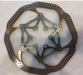 FLOATING ROTOR 160MM USED 6BOLT TYPE 2 MONTHS (TAKEN OUT FROM S-WORKS BIKE)