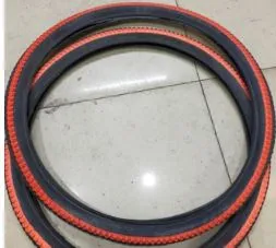 RED LINE TIRE TAKEN OUT FROM NEW BIKE 26X1.95 (PAIR - 2PIECES)