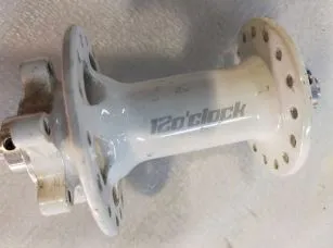 120'clock 32hole sealed bearing front hub qr - used few months, changing new thru axle fork