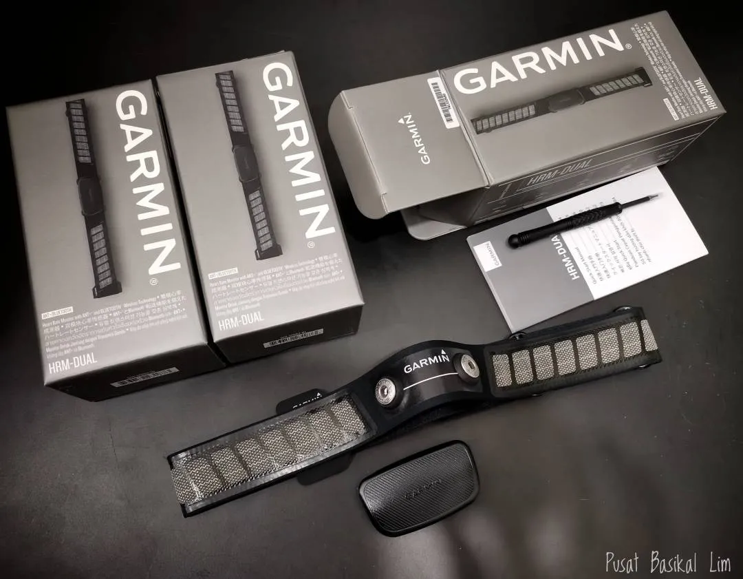 Garmin HRM-DUAL Heart Rate Monitor With ANT+ And Bluetooth Wireless Technology