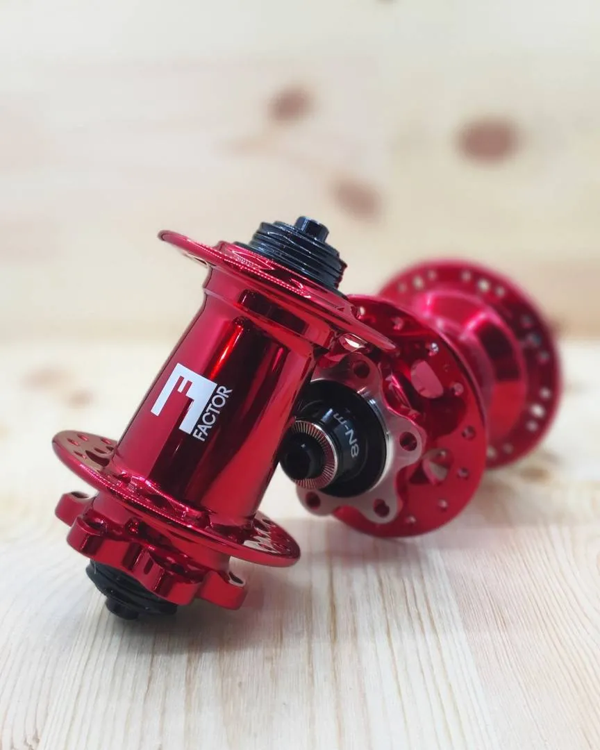 NOVATEC FACTOR HUBS | MTB | SET | THRU AXLE/QR