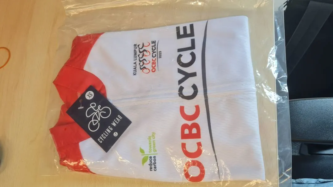 Ocbc cycle KL 2023 event cycling jersey XS