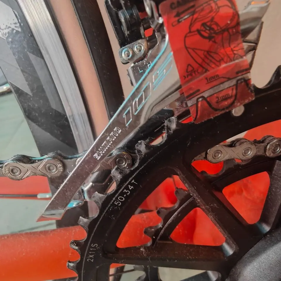 Kespor 11 speed road bike KOM setup 50/34 105 groupset used