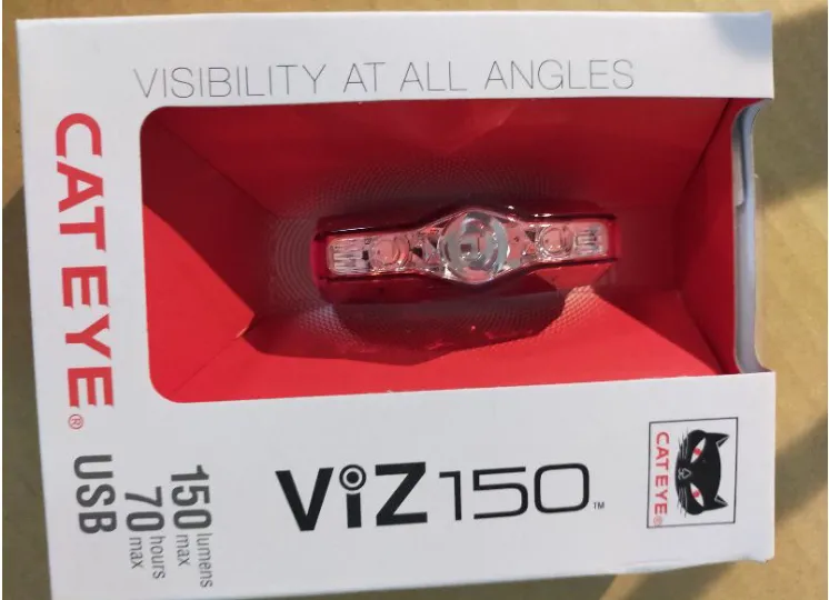 CATEYE VIZ150 REAR LIGHT CAT EYE &amp; FRONT LAMP AMPP SERIES