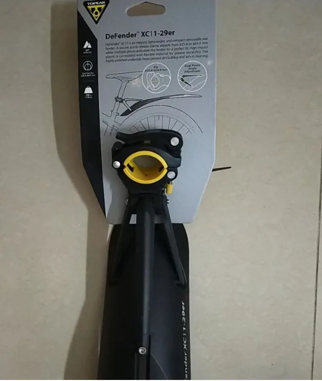 TOPEAK DEFENDER XC11 29ER FRONT MUDGUARD - LAST SET EACH