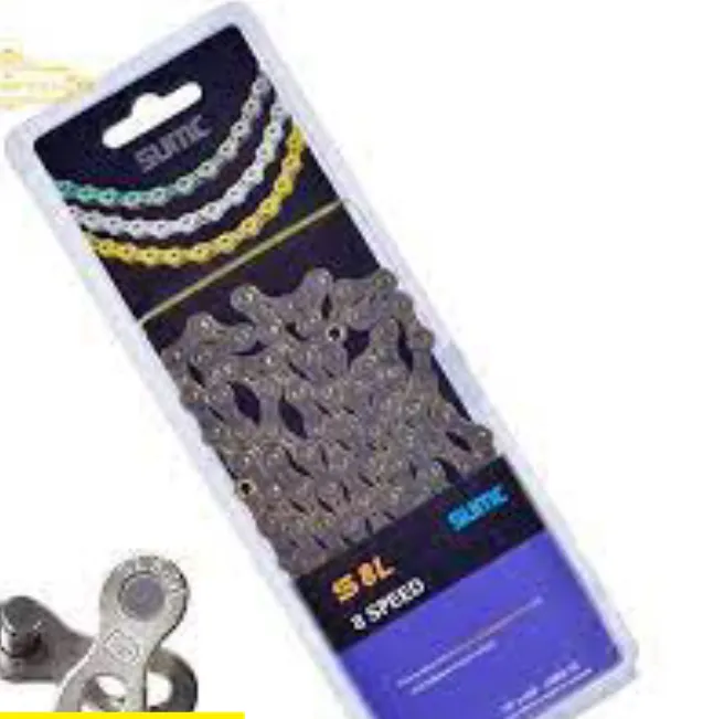 SUMC 8 SPEED HIGH QUALITY CHAIN - COMES WITH MISSING LINK LAST PIECES CLEARANCE