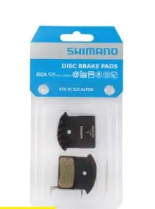 SHIMANO J02A SHIMANO J03A ICE TECH PAD WITH COOLING FIN RESIN BASE PAD - WITH ORIGINAL SHIMANO GENUI