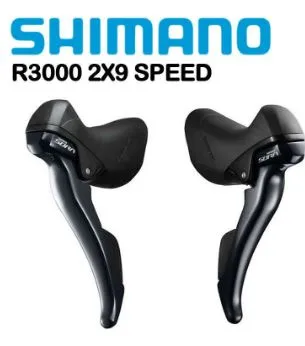 SHIMANO SORA STI BRAKE LEVER / SHIFTER R3000 SHIMANO GENUINE BOX TYPE 2X9SPEED SORA R3000 SHIFTER CL