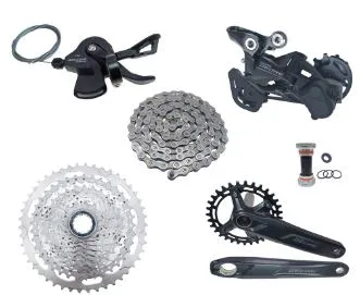 SHIMANO DEORE M4100 M4120 GROUPSET 1X10SPEED (NO BB IN THIS PACKAGE)