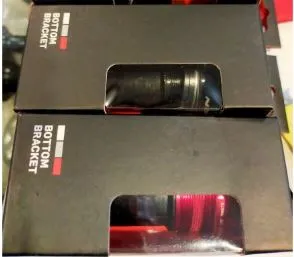 TOKEN PREMIUM SEALED BEARING CARTRIGDE BOTTOM BRACKET GENUINE SET BLACK OR RED