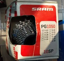 SRAM PG1050 10SPEED CASSETTE 11-23T LIMITED EDITION - GENUINE PART GUARANTEED LAST UNIT CLEARANCE