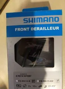 SHIMANO DEORE FRONT DERAILEUR FD FD M615 - B - LOW CLAMP DUAL PULL FOR DOUBLE CHAINRING - GUARANTEED