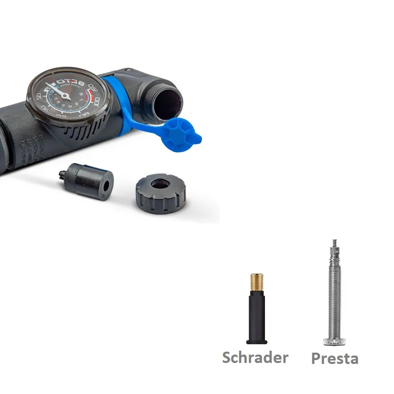 BETO CRH-030PG Bicycle Mini Gauge Pump