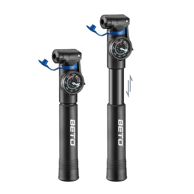 BETO CRH-030PG Bicycle Mini Gauge Pump