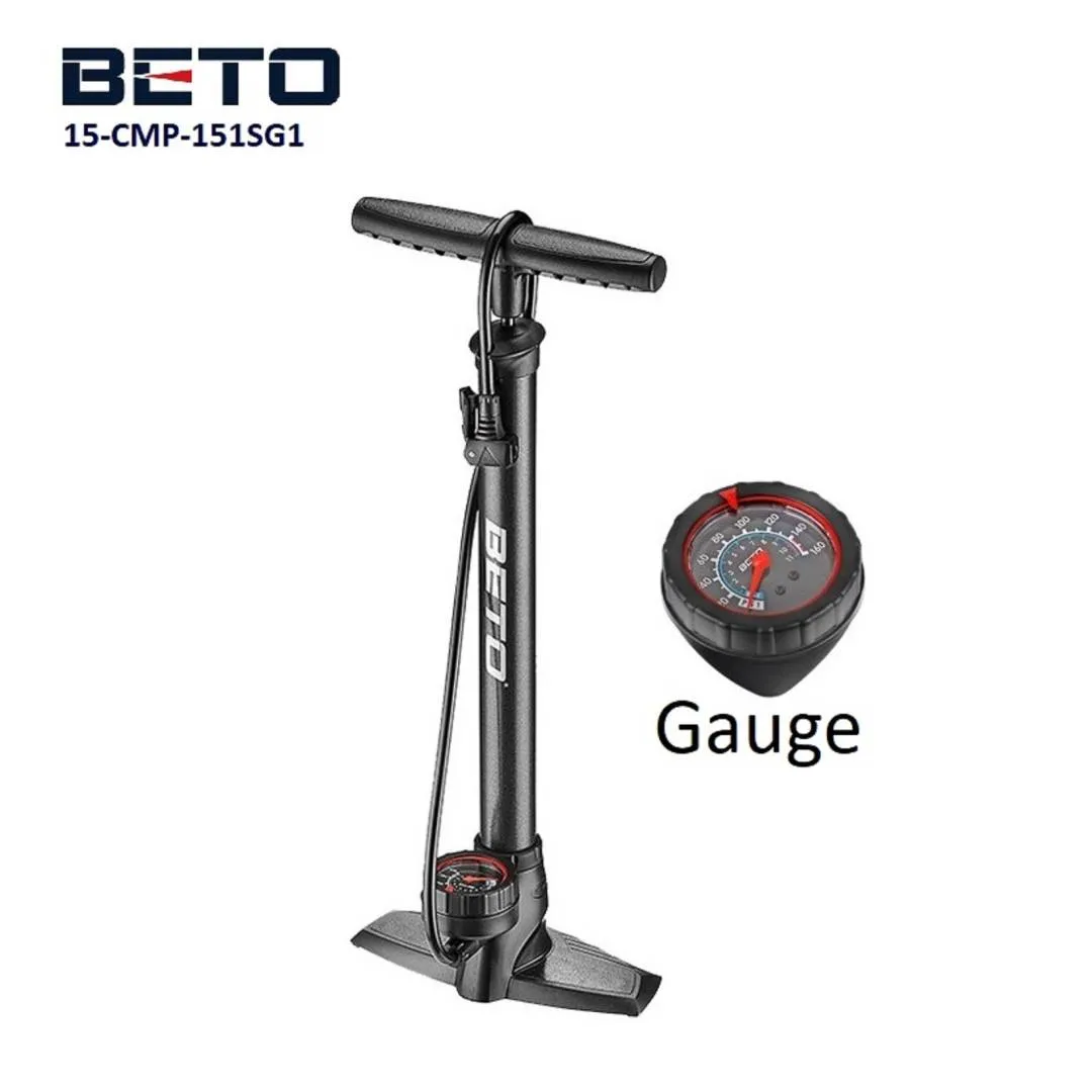 BETO 15-CMP-151SG1 Gauge Floor Pump