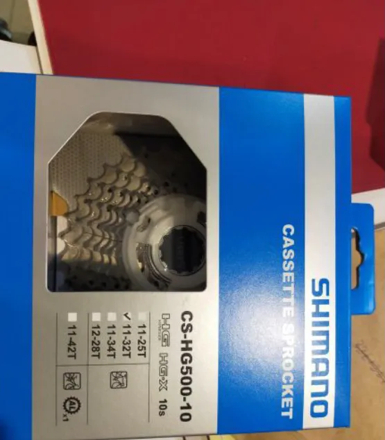 SHIMANO HG500 11-32T CASSETTE 10SPEED SHIMANO GRX SHIMANO DEORE SHIMANO TIAGRA