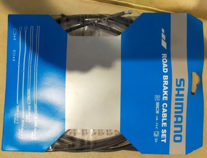 SHIMANO ROAD BRAKE CABLE SET ROAD PTFE BRAKE OUTER HOUSING &amp; INNER CABLE SET - COMPLETE SET