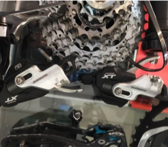 SHIMANO DEORE XT 3X10 COMBO MIX USED LESS THAN 200KM- FD, RD, CHAIN, CASSETTE,SHIFTER,CRANKSET