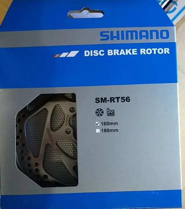 SHIMANO RT56 160MM ROTOR GENUINE PARTS - GUARANTEED ORIGINAL - LAST FEW PIECES CLEARANCE OFFER