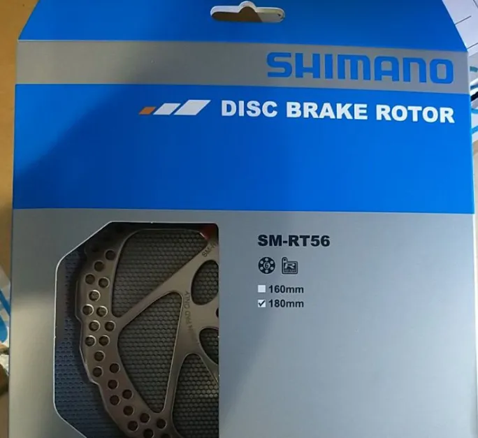 SHIMANO RT56 180mm ROTOR GENUINE PARTS - GUARANTEED ORIGINAL - LAST FEW PIECES CLEARANCE OFFER