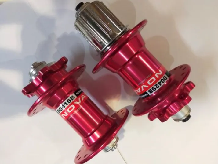 NOVATEC D042/D041 32HOLE HUBSET CLEARANCE SALES AND OPTIONS WITH MICROSPLINE SHIMANO 12SPEED