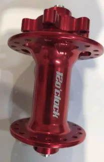 12OCLOCK FRONT HUB 32HOLE 9MMQR SIZE CLEARANCE RED - TAKEN OUT FROM NEW BIKE TOTALLY NOT RIDEN