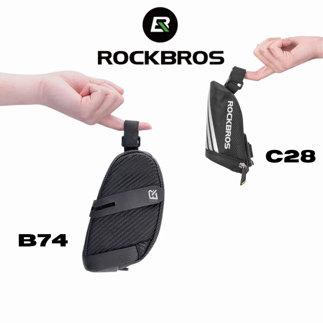 ROCKBROS Bicycle Saddle Tail Bag | Mini Tool Bag (C28) / Large Space Bag (B74)