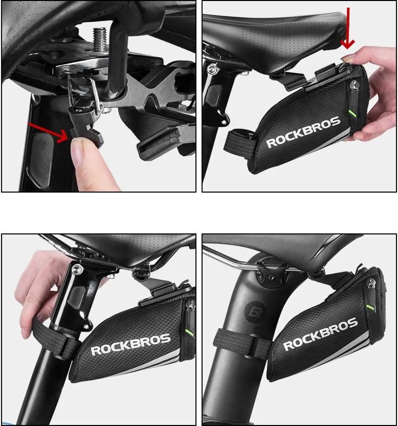 ROCKBROS Bicycle Saddle Tail Bag | Mini Tool Bag (C28) / Large Space Bag (B74)