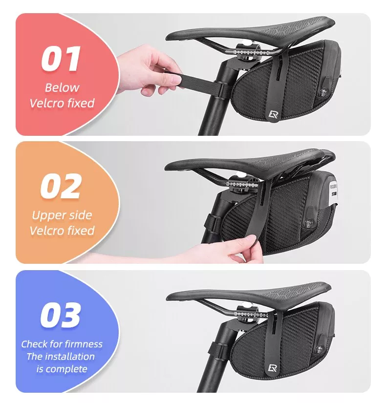 ROCKBROS Bicycle Saddle Tail Bag | Mini Tool Bag (C28) / Large Space Bag (B74)