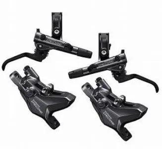 BRAND MODEL M6100 BRAKESET SHIMANO DEORE M6100 IN ALIVIO MT200 BRAKESET SHIMANO BOX CLEARANCE SALE &amp;