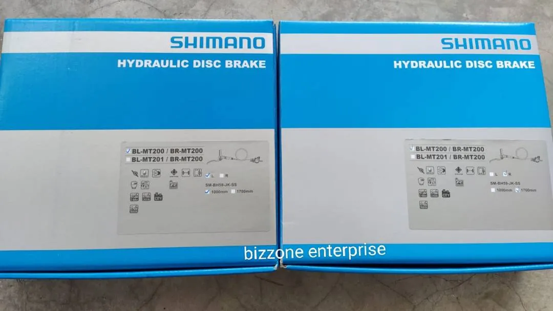 New Shimano mt200 hydraulic oil brakeset for mtb bike basikal mountain