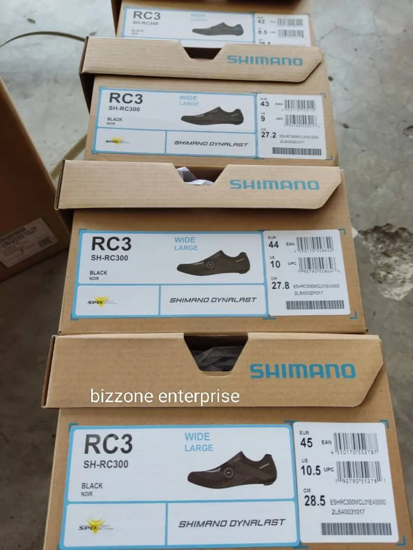 100% ori Shimano rc3 cycling road shoe (wide design with boa system)
