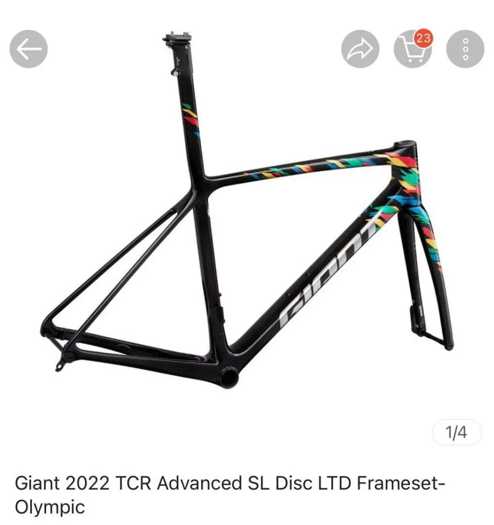 #Giant_2022_TCR_Advanced_SL Disc LTD Frame Set Olympic