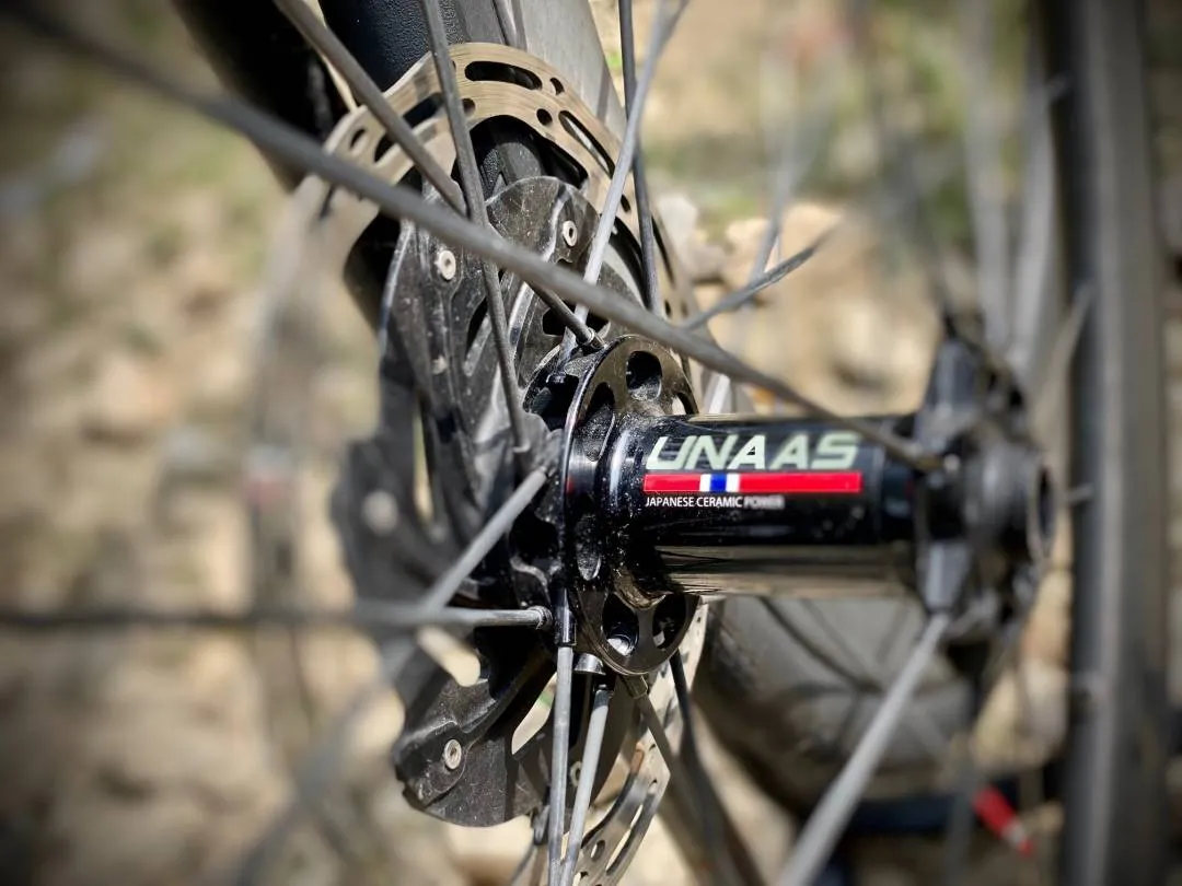UNAAS X50 carbon disc brake superlightweight wheelset