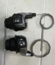 SHIMANO TOURNEY SHIFTER SET GRIPSHIFT 3X7SPEED - GENUINE SHIMANO